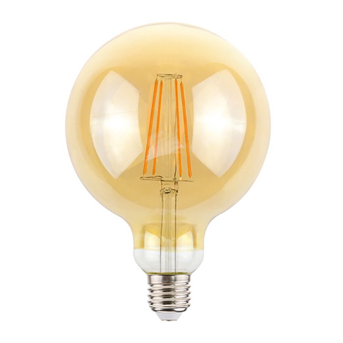 Żarówka vintage E27 Globe Long - G125 | 4W | CRI80