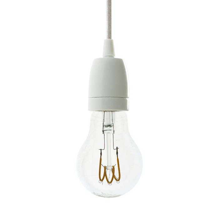 zarowka z podsufitka oprawka kablem zarovka 12 m porcelain color barva z e27 zielony i