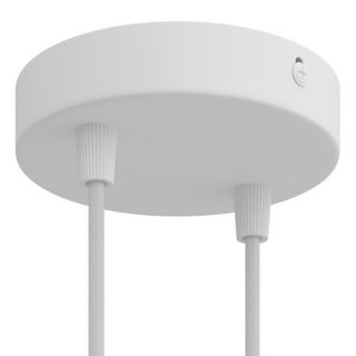 lamp otworami - dwoma podsufitka z mm 120 metalowa do biały matowy