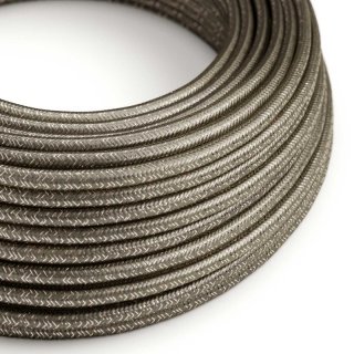 kabel-w-oplocie-szary-połyskujący-creative-cables-RL03