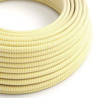 kabel-w-oplocie-żółty-biały-creative-cables-RZ10