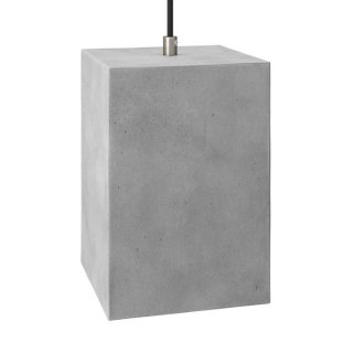 oprawka abazur cube z beton betonowy barva e27 jasny