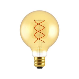 - vintage 5w e27 cri80 sciemnialna g95 gold spiral zarowka