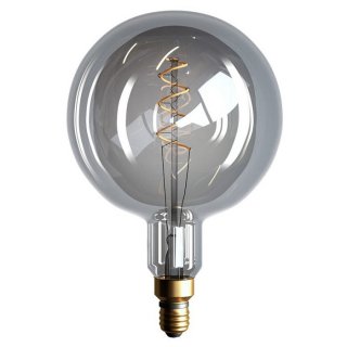 Ściemnialna czarna żarówka E27 Spiral Smoky XXL - G200 | 5W | CRI80
