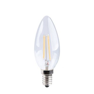 Żarówka świeczka filament E14 Candle - C35 | 4W | CRI80