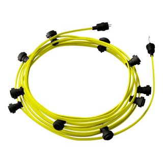 girlanda zewnetrzna 12 swietlna Fluo żółty CF10
