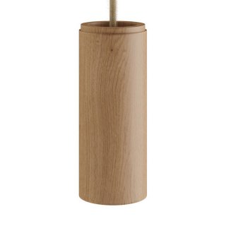 Lampa wisząca punktowa Tub-E14 Wood