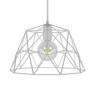 lampa e27 druciana xl dome biały