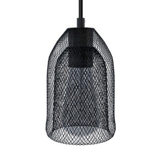 ghostbell w druciana dzwonu lampa ksztalcie e27 czarny