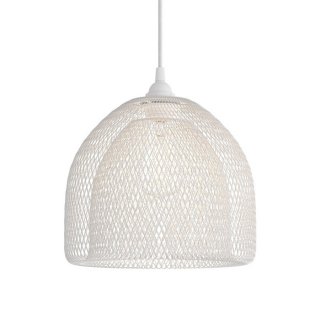 lampa xl w druciana e27 ksztalcie ghostbell dzwonu biały