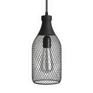 lampa w jeroboam druciana butelki ksztalcie e27 czarny