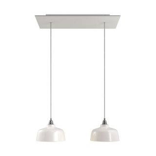 z xxl wiszaca rose-one podsufitka e27 lampa ceramiczna materia coppa biały matowy Dibond