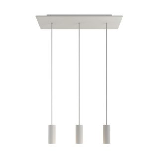 Lampa wisząca 3-punktowa Tub-E14 z podsufitką Rose-One XXL