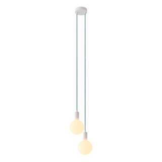 Lampa wisząca żarówki na kablu 2x E27 Metal