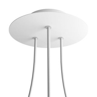 metalowa podsufitka otworami - do z 200 rose-one trzema mm lamp biały matowy