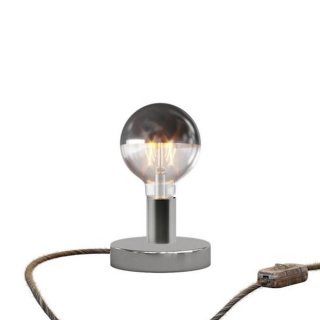 Lampa stołowa metalowa E27 Posaluce Metal Half Cup