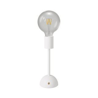 baterie 1 cabless02 z zarowka lampa na g125 stolowa biały