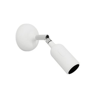 Natynkowy kinkiet z włącznikiem i przegubem Fermaluce Silicone E27