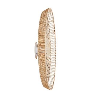 lampa sufitowa tahiti kloszem rafii z kinkiet z scienny Raffia