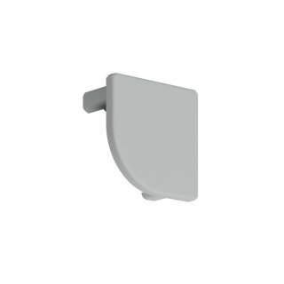 zaslepka listwy led plastikowa klus 45-plus-r do szary