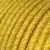 wysokim materialowy kabel polysku - cytrynowy rm31 jedwabny o