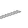 2 mikro srebrny m wykonczenie listwa anodowany led lux dlugosc miners aluminiowa 1