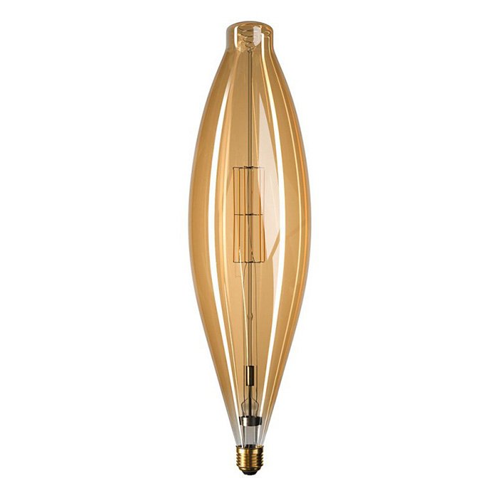 Stmievateľná vintage žiarovka E27 Linear Gold XXL - BT120 | 10W | CRI80