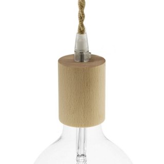 drevena objimka elegant wood e27 prírodné drevo