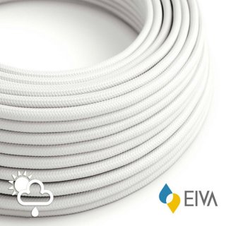 Hodvábny textilný kábel SM01 2x1,00 - biely IP65