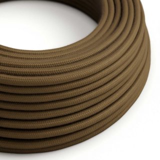 Textilný kábel hnedý RC13 - bavlnený