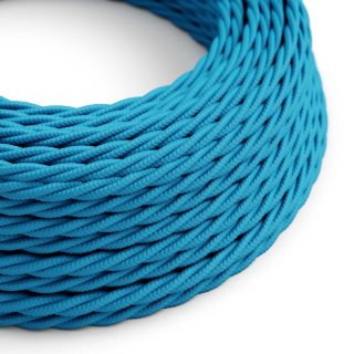 tyrkysovy hodvabny spiralovy kabel tm11 -