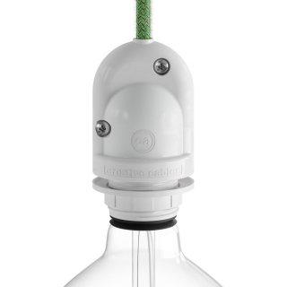 uchytom - ip65 eiva vonkajsia ip65 pre tienidlo s eiva e27 biela