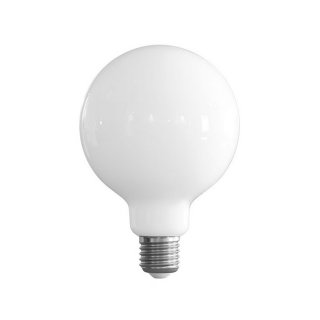 LED žiarovka E27 G95 mliečna s lesklým efektom 7,5W - stmievateľná