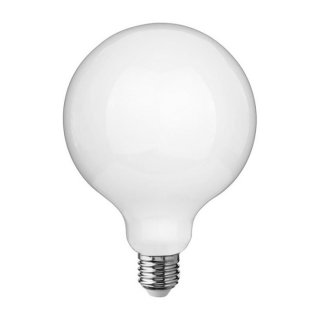 LED žiarovka E27 G125 mliečna s lesklým efektom 11W