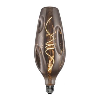 Luxusná LED žiarovka E27 XXL dymová Bumped Bottle - stmievateľná