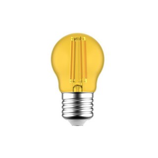 Žltá žiarovka E27 G45 Globetta 1,4W