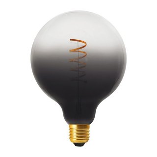 LED žiarovka vintage E27 G125 Dark Shadow 4,5W - stmievateľná