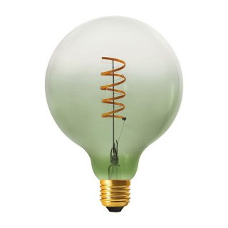 LED žiarovka vintage E27 G125 Olive Green 5W - stmievateľná