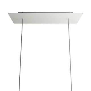 675 kovovy baldachyn dibond dvoma na s barva zakladny barva otvormi oceovy strop satenovy xxl x roseone cierna 225mm