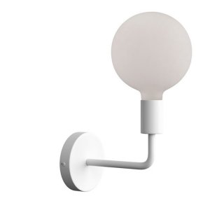 ramenom s kovova nastenna lampa fermaluce e27 metal biela