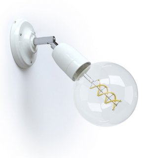 Porcelánová nástenná lampička s kĺbom Fermaluce Color E27