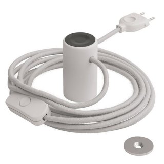 magneticka e27 elegant magnetico-plug kovova lampa biela