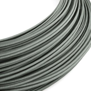 Slaboprúdový látkový kábel sivý RM03 - hodvábny