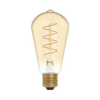 - e27 ziarovka st64 spiral cri80 stmievatena 4w carbon vintage