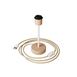 Rustikálna stolná lampa Alzaluce Wood