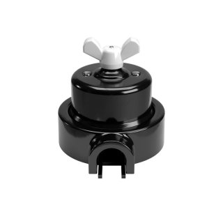 cierny-otocny-porcelanovy-vypinac-nut-base-pre-creative-tube