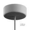 Vonkajšia stropná krytka na luster Ø125mm EIVA IP65