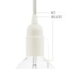 Plastová E27 objímka s ťahovým vypínačom Pull Switch