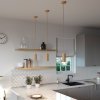 Drevená bodovka Tub-E14 s objímkou E14