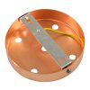 Kovová stropná krytka na luster Ø120mm - s piatimi otvormi
